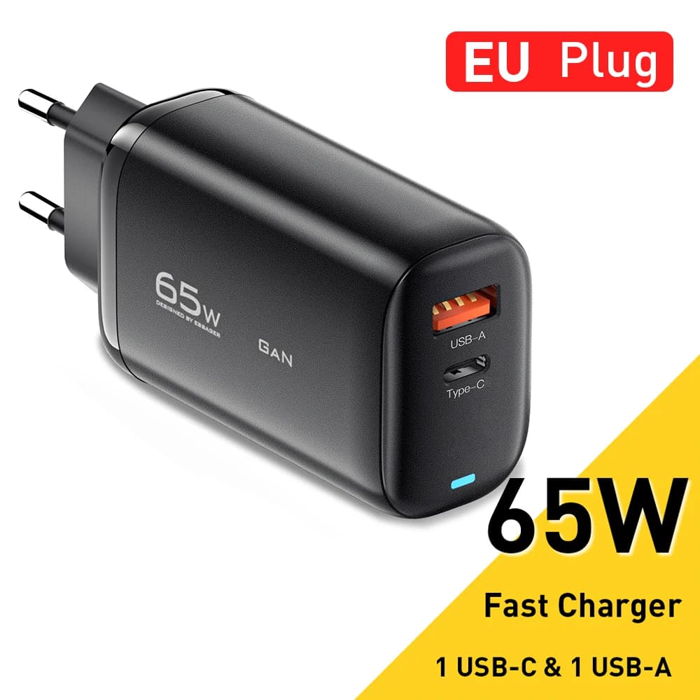 Cargador ESSAGER GaN 65W · EU