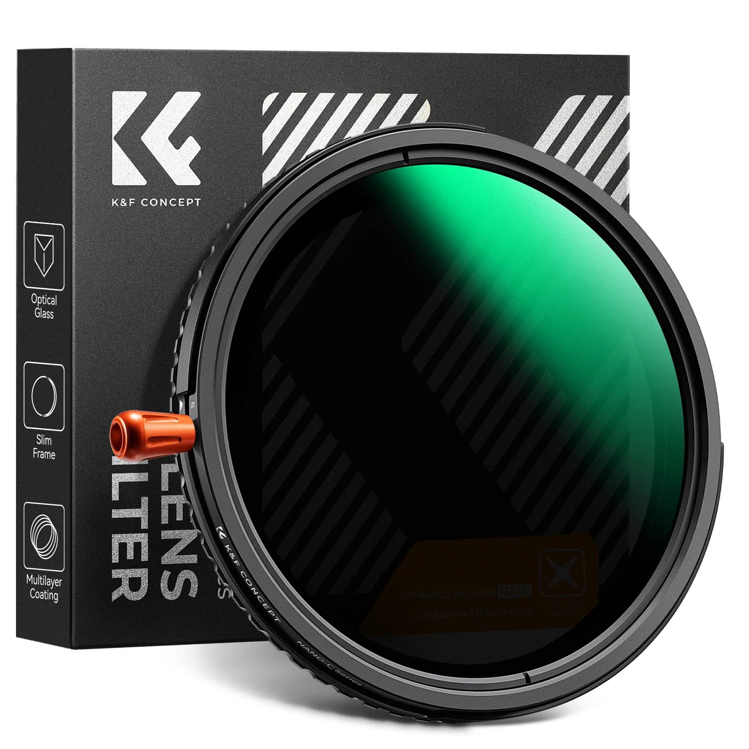 Filtro K&F Concept ND + CPL + Mist · 67 mm