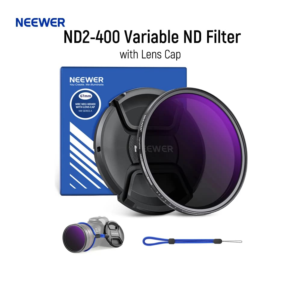 Filtro NEEWER ND2–400 · 67 mm