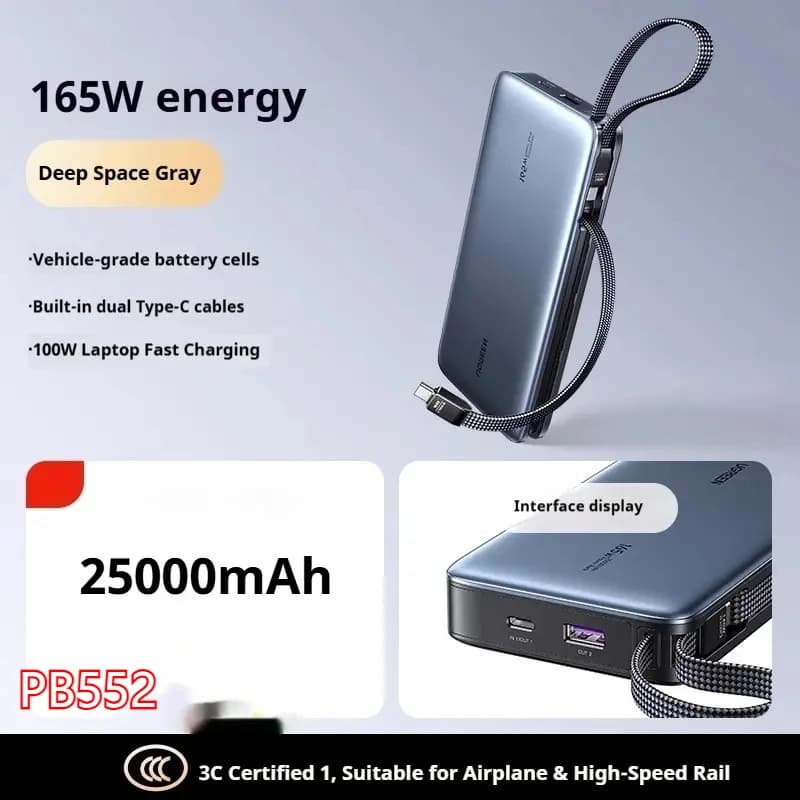 Power bank UGREEN Nexode 165W · 25.000 mAh
