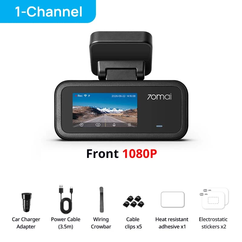 Dash cam 70mai A210 · 1 canal