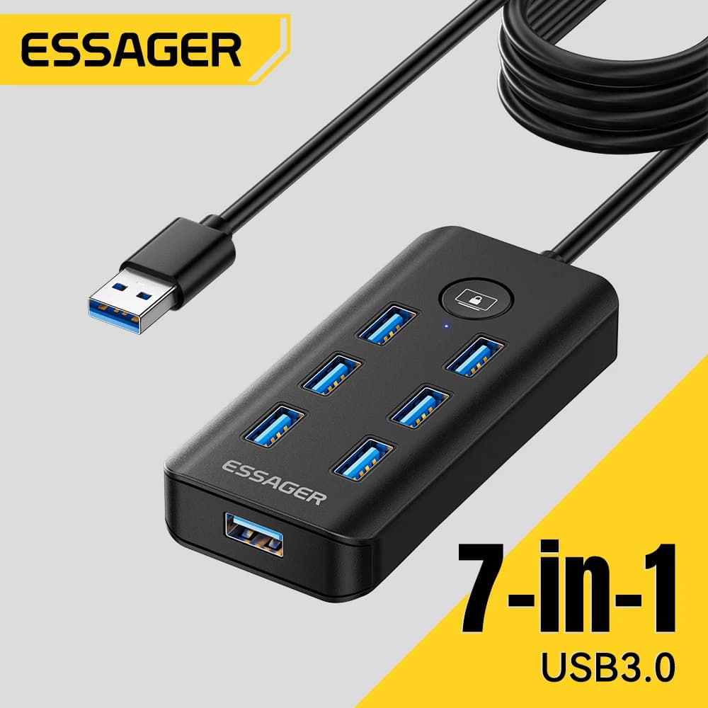 Hub ESSAGER de 7 puertos