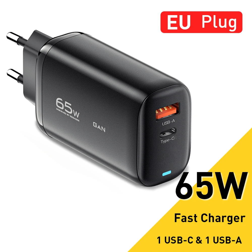 Cargador ESSAGER GaN 65W · EU