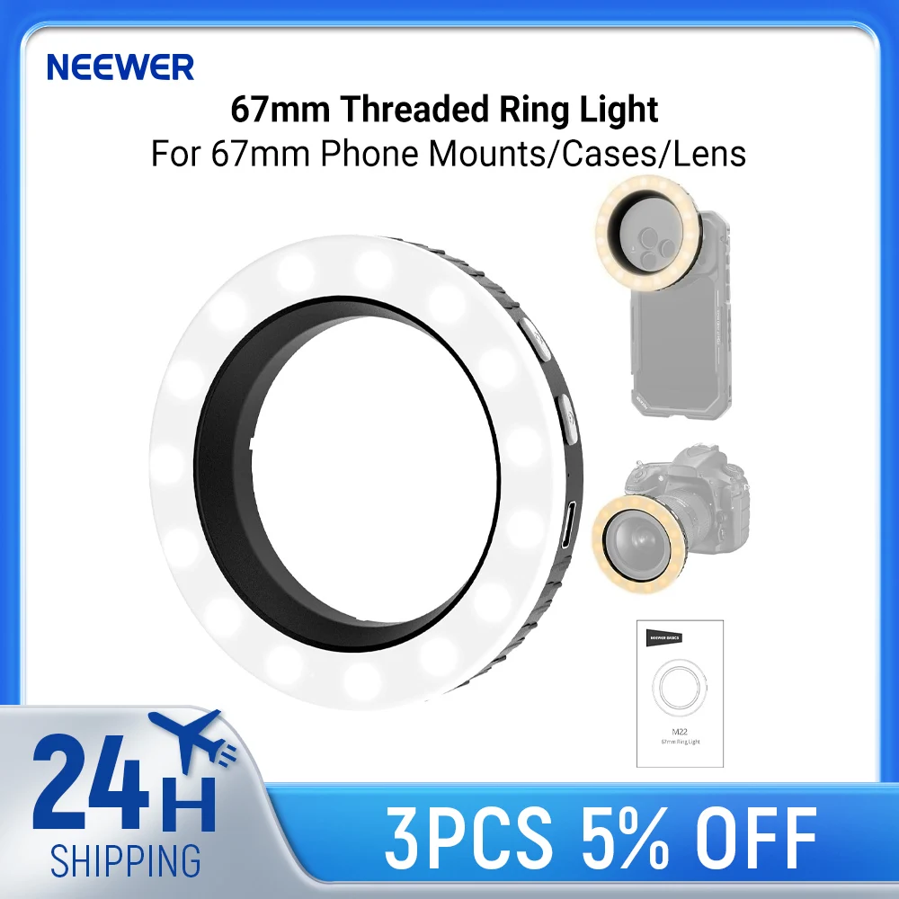 Luz anular NEEWER · 67 mm