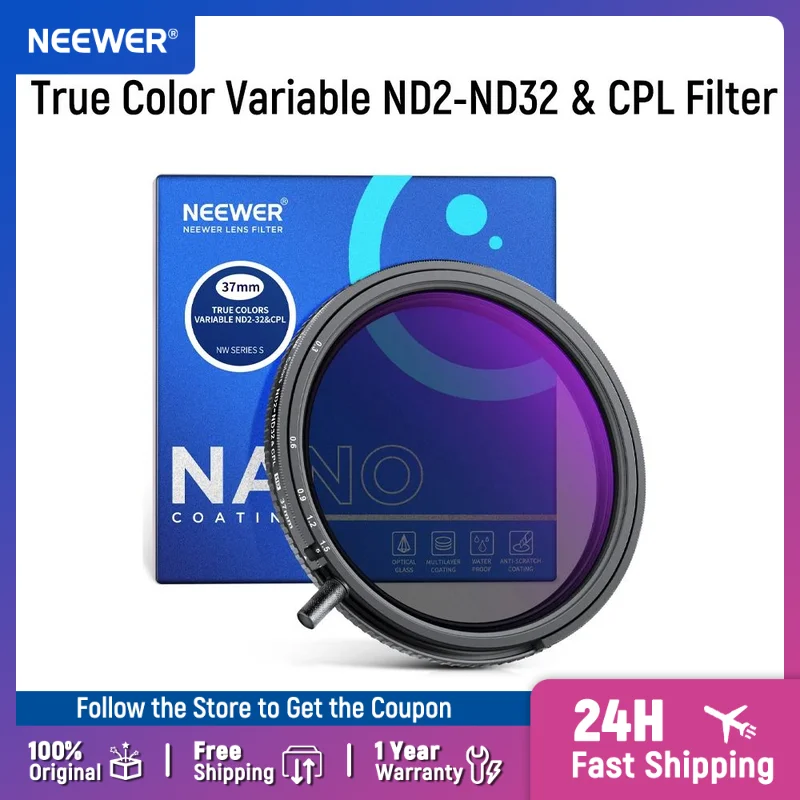 Filtro NEEWER True Colors ND + CPL · 67 mm